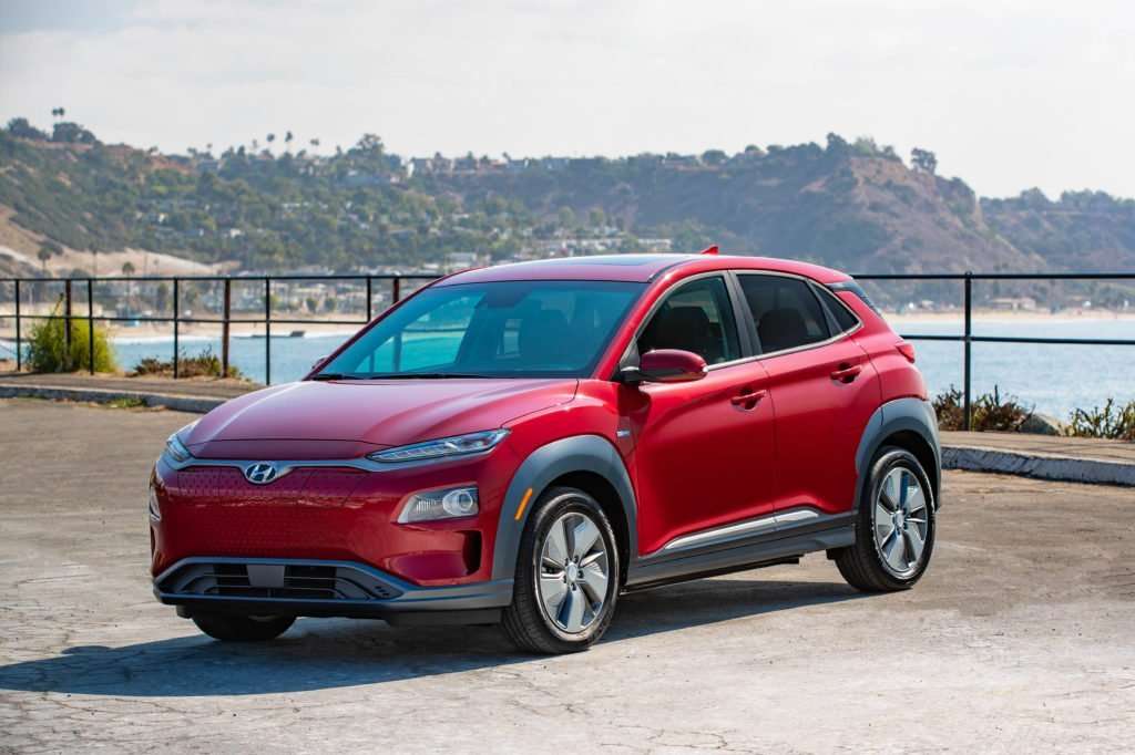 hyundai electric car kona mileage