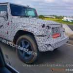 2020 Mahindra Thar Spied With Hardtop and Steel Rims, Launch Soon! 3