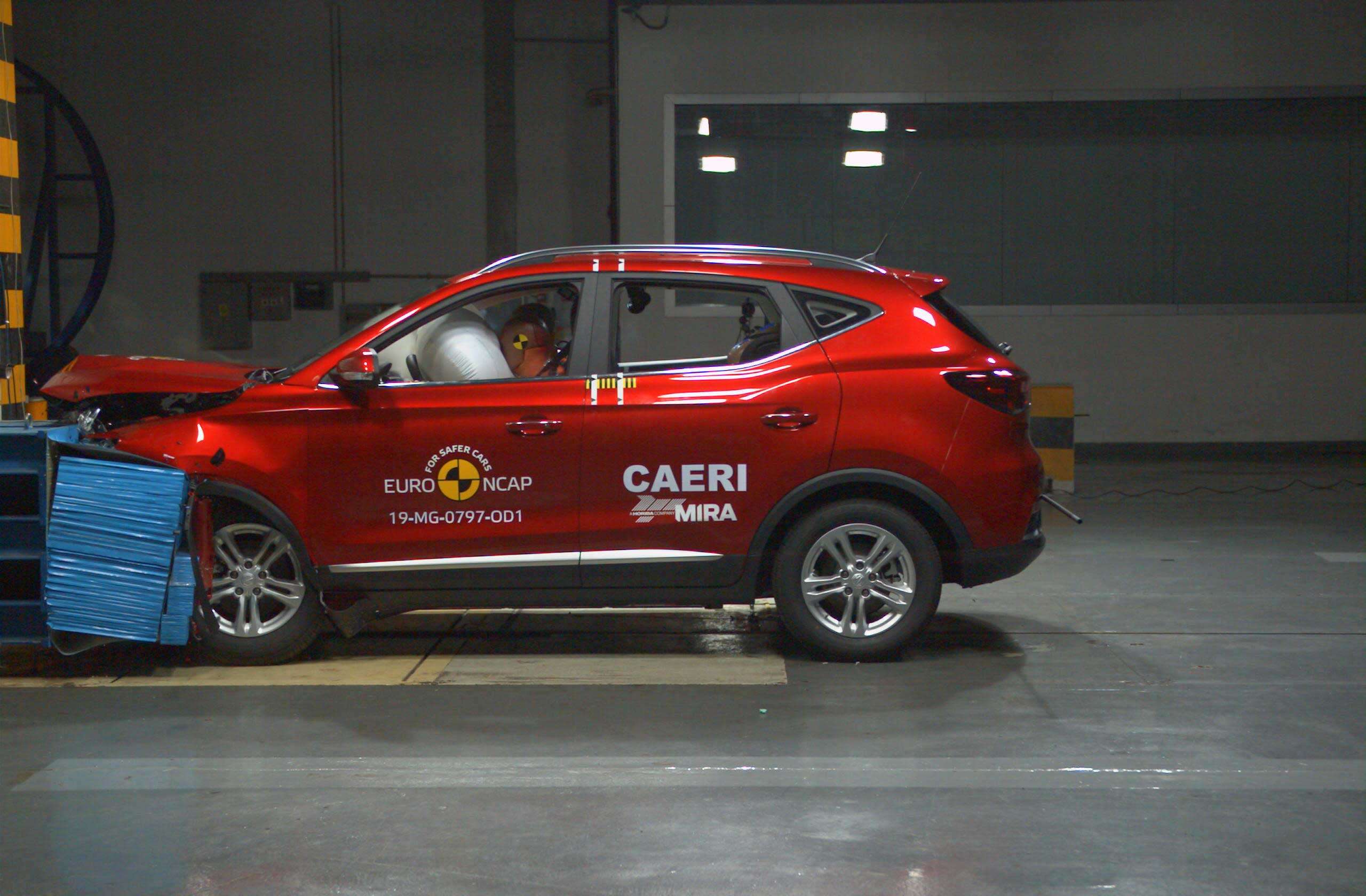 MG India, Morris garages, mg zs ev India, mg zs price, mg zs ev india price, cyrus mistry, kl rahul, crash test, MG ZS, electric vehicle. Euro NCAP standard