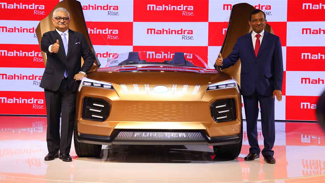 auto-expo-2020; auto-expo; delhi-auto-expo; vroomhead; mahindra funster; mahindra exuv300; mahindra ekuv100