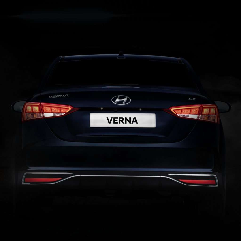 Hyundai Teases The Upcoming Hyundai Verna 2020, First Images Out ! 3