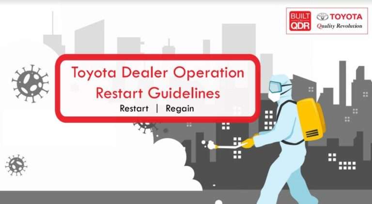 toyota dealer operations restart Guidelines