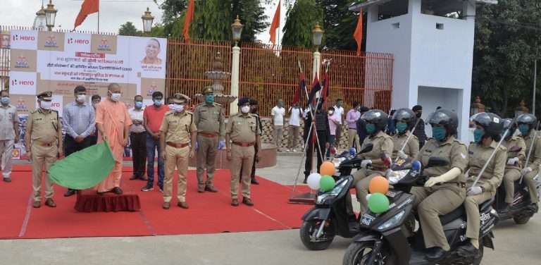 Hero Motocorp donates 100 scooters to UP police