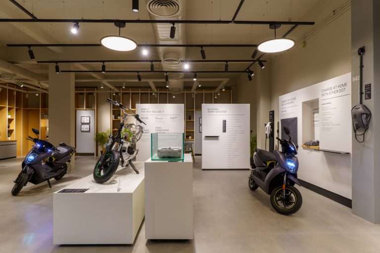 Ather Energy experience center kochi