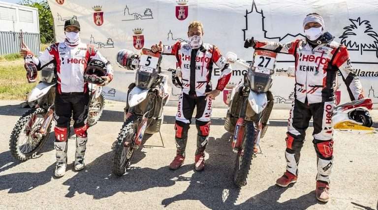 Hero Motorsports Team At Andalucia rally 2021