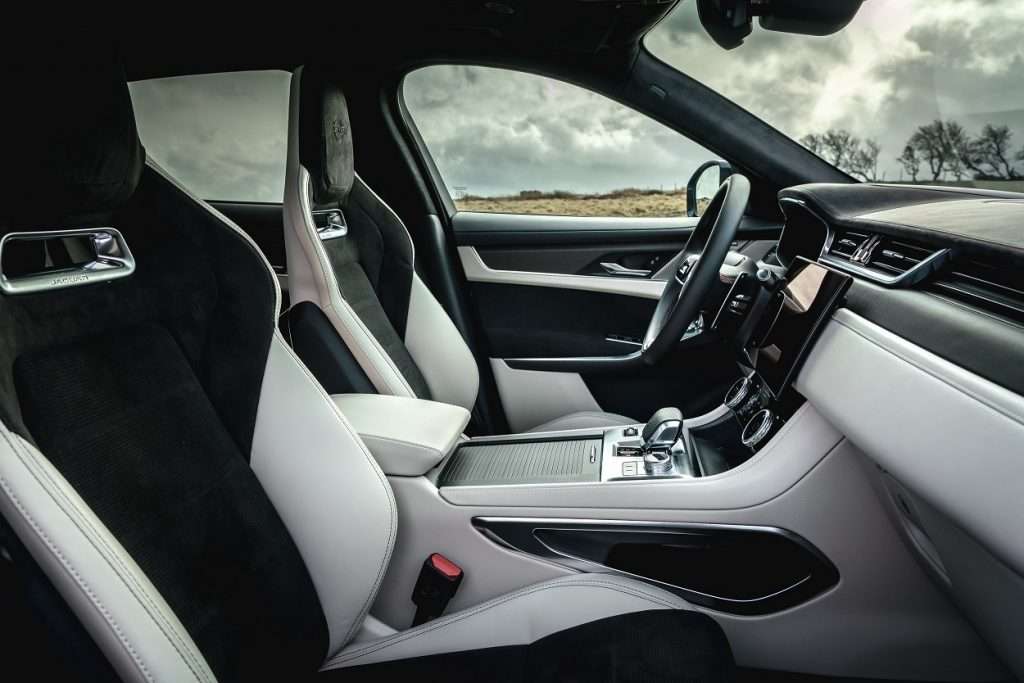 2021 Jaguar F Pace SVR Interior