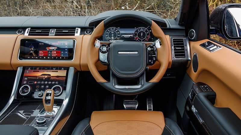 range rover sport svr interior