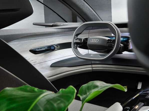 Audi Grand Sphere steering