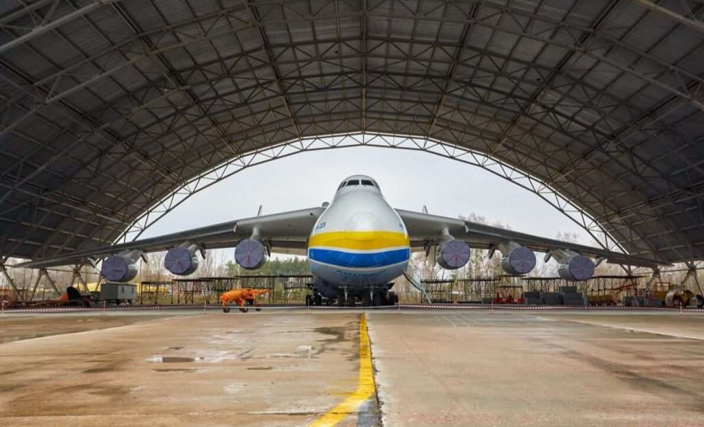 Antonov AN 225 mriya at antonov hangar