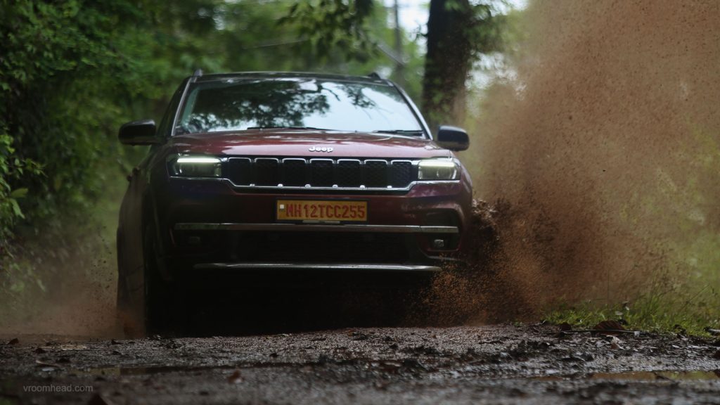 Jeep Meridian off roading