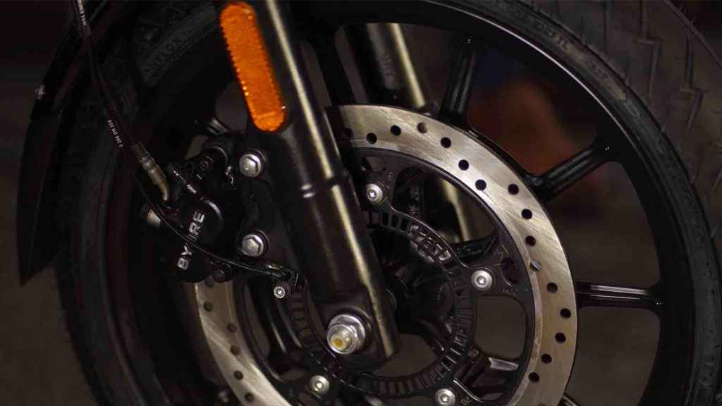 2022 royal enfield hunter 350 front brake