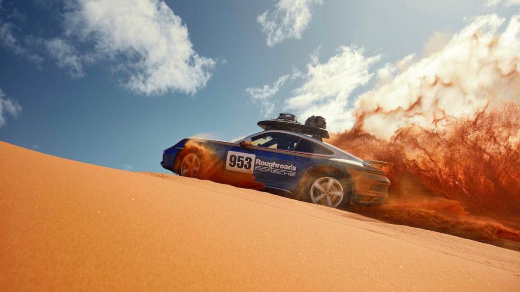 2023 porsche 911 dakar dune bashing