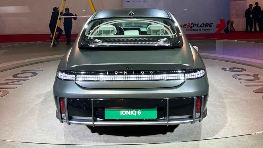 Hyundai ioniq 6 at auto expo