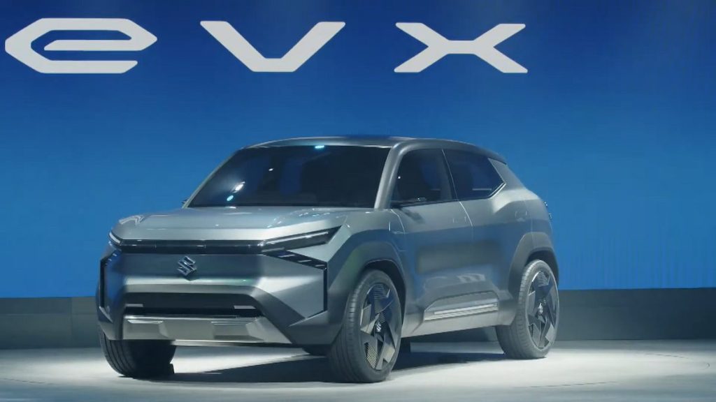 maruti suzuki evx electric suv concept