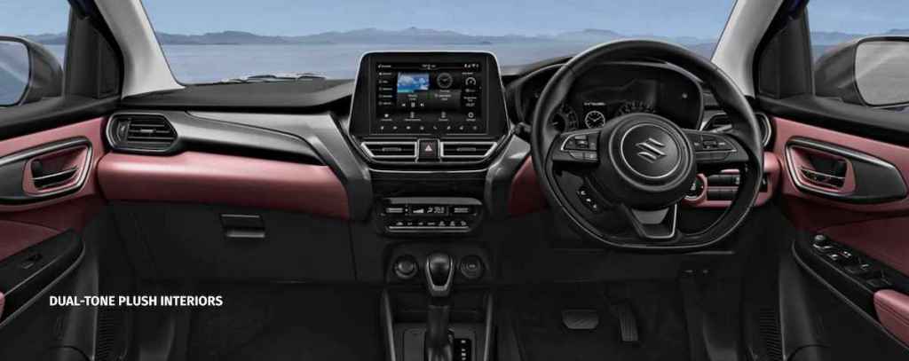 maruti suzuki fronx interior