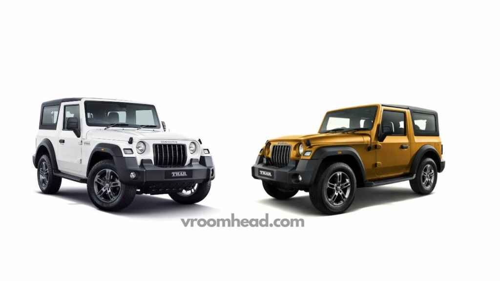 2023 Mahindra Thar RWD 4x2 new colours: Blazing bronze and everest white