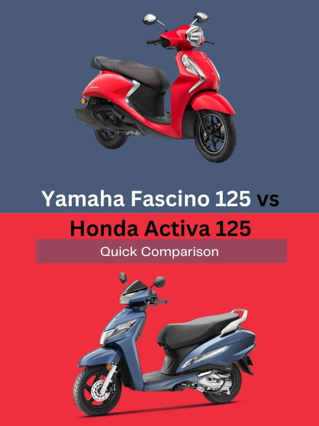 Yamaha Fascino 125 Vs Activa 125 : Quick Comparison