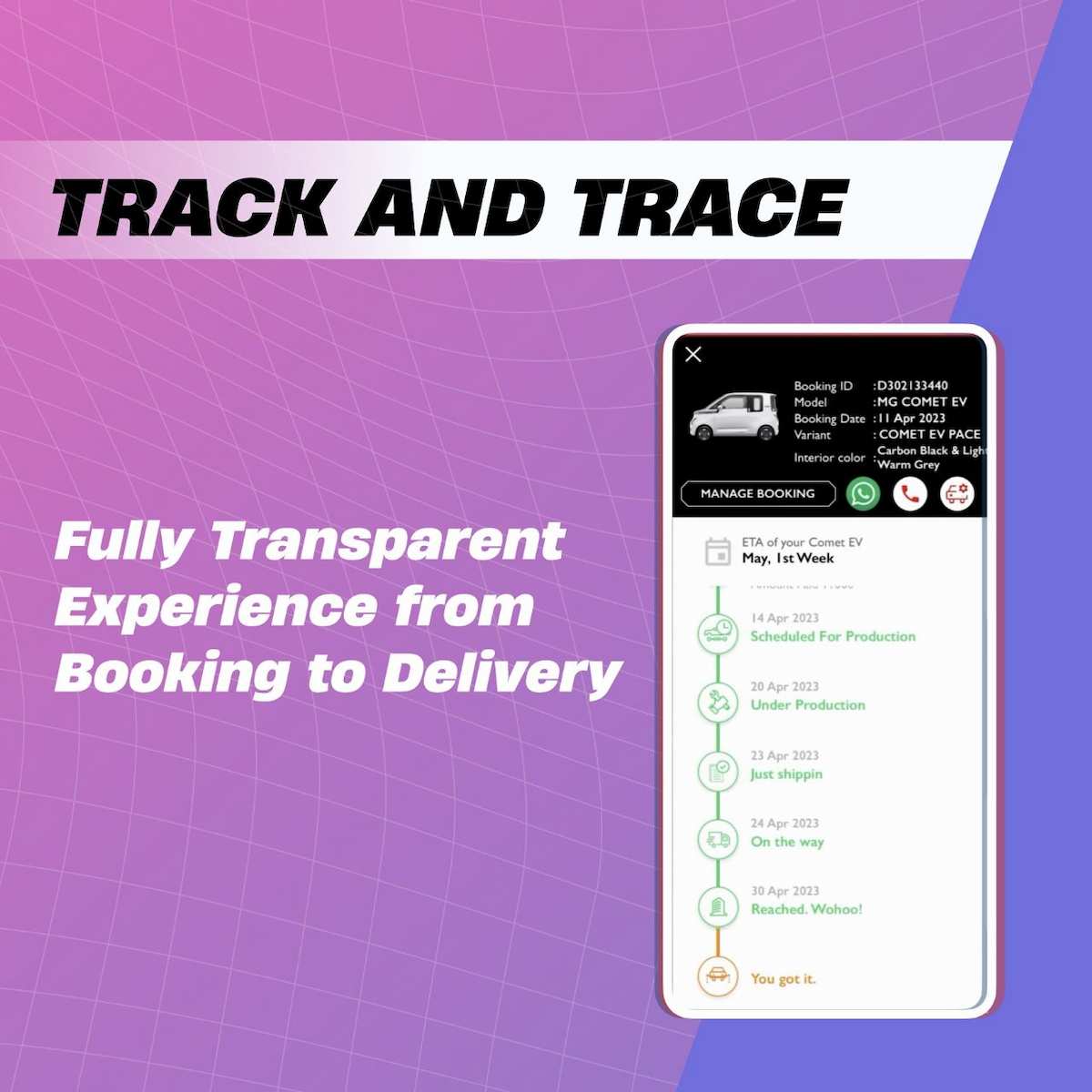 comet ev booking