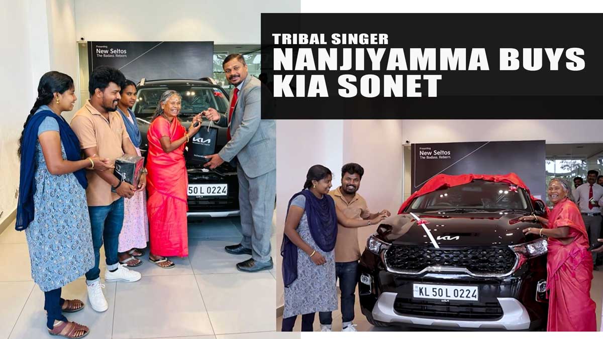 National-Award-Winner-Nanjiyamma-buys-New-KIA-Sonet