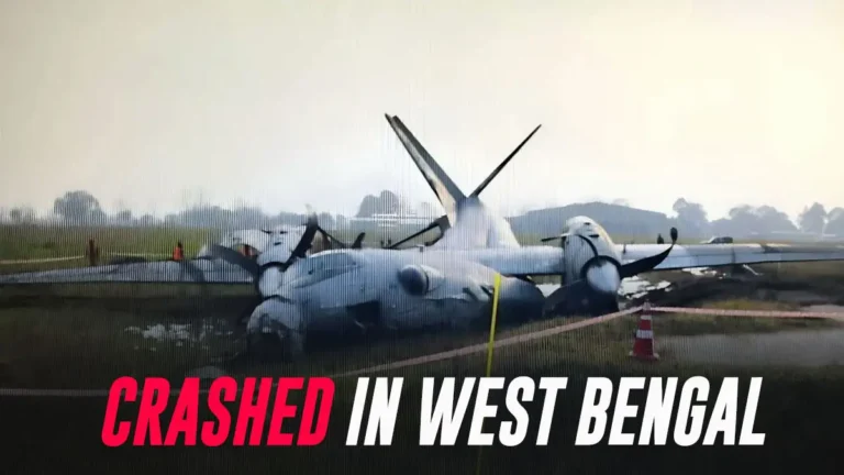 IAF's Russian-Made Antonov AN-32 Transport Plane Crashes In West Bengal