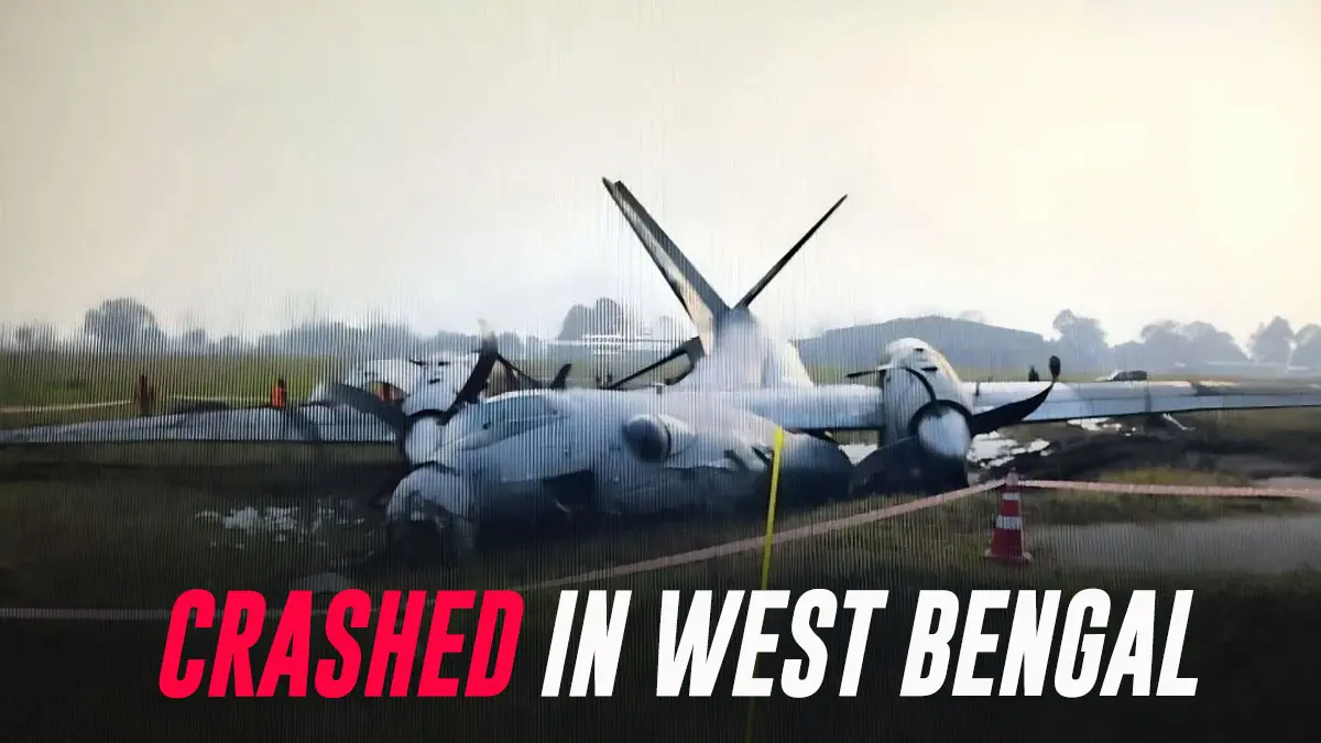 IAF's Russian-Made Antonov AN-32 Transport Plane Crashes In West Bengal