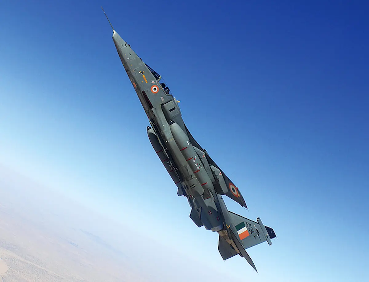 IAF Jaguar Fighter Jet Crashes During Training Sortie, Pilot Ejects! 1