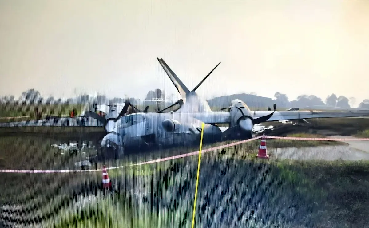 IAF's Russian-Made Antonov AN-32 Transport Plane Crashes In West Bengal 1