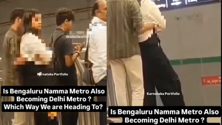 Couple’s Intimate Act At Bangalore Metro Goes Too Far! 1
