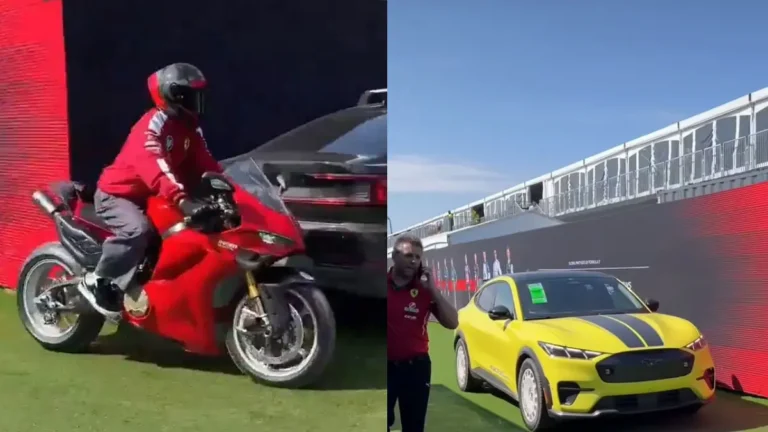 Hamilton Rides A Ducati, Verstappen In Mustang- F1 Drivers Arrive At Canadian GP In Style
