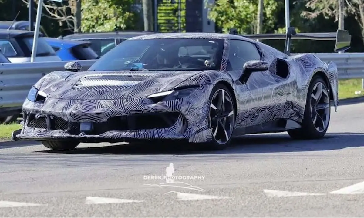 Wild New Ferrari 296 Challenge Stradale Spied With Massive Rear Wing! 1