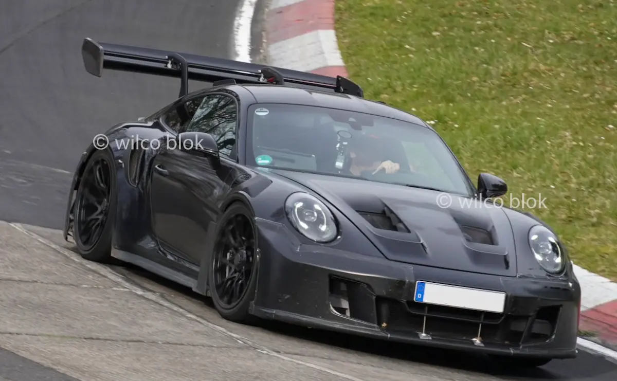 Porsche 911 GT3 RS Facelift Spied Testing 1