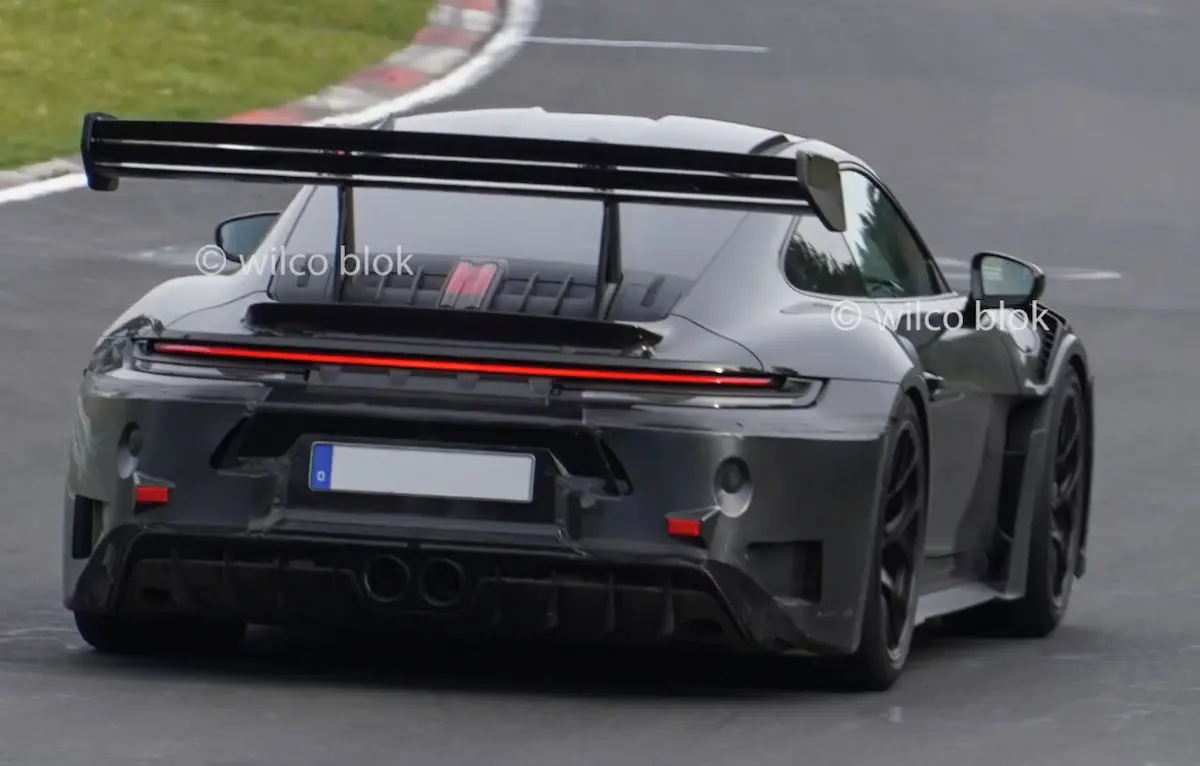 Porsche 911 GT3 RS Facelift Spied Testing 2