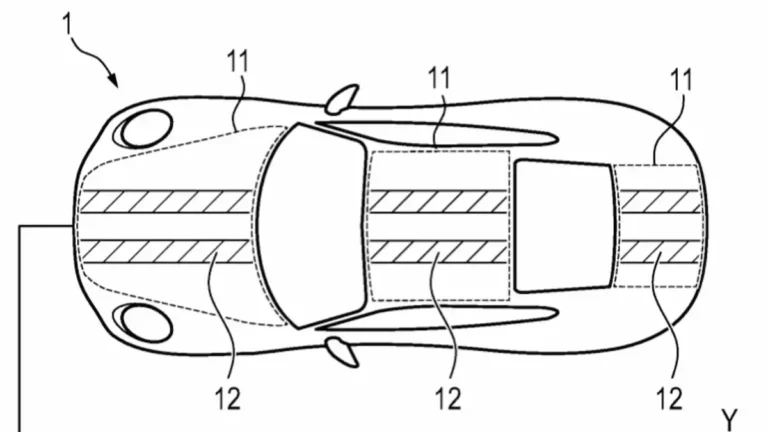 porsche patents disappearing racing stripes