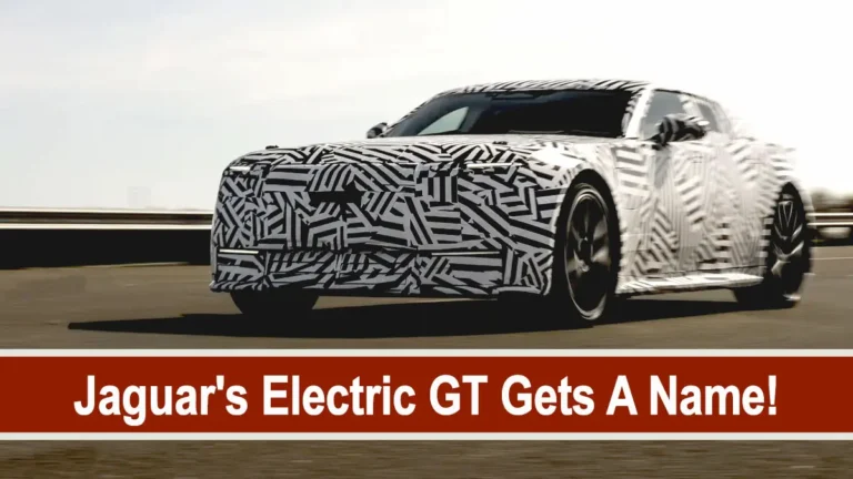 Jaguar Type 01 electric GT production model