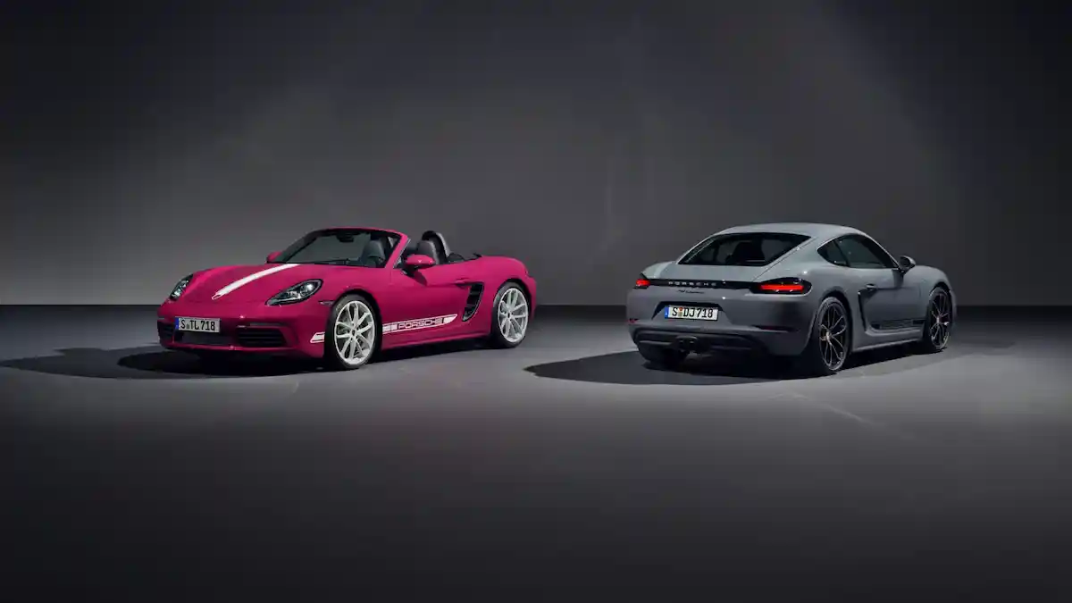 porsche cayman 718 and boxster 718