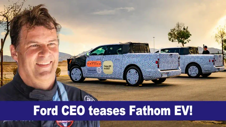 ford ceo jim farley teases upcoming ford fathom electric mid size pickup truck