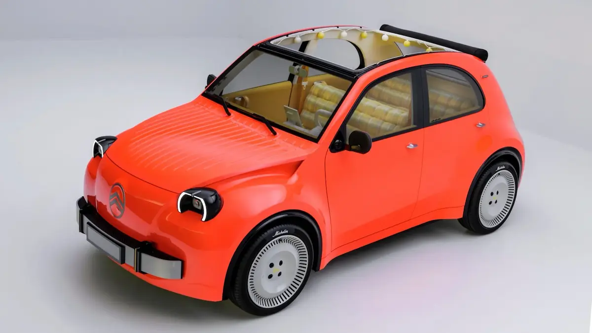 Citroën 2 CV electric concept unveiled at the 2026 Paris Motor Show