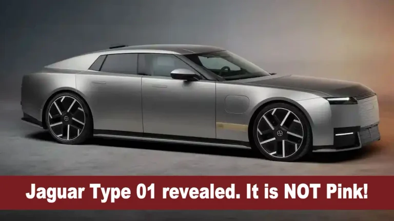 Jaguar Type 01 Revealed: Ditches All 'Pink' 1