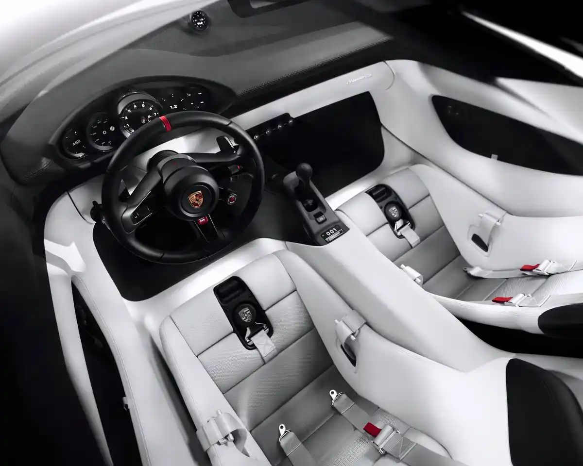 porsche mission s concept interior