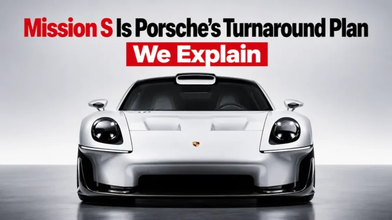 porsche mission s turnaround plan