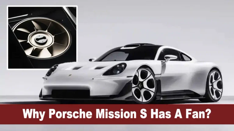 Porsche Mission S: What Does Its Exposed Rear Fan Actually Do? 1